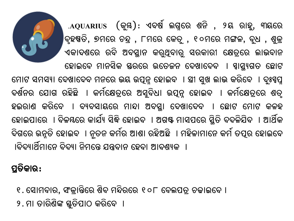 ODIA Yearly Forecast 2024 - AQUARIUS (KUMBHA)
